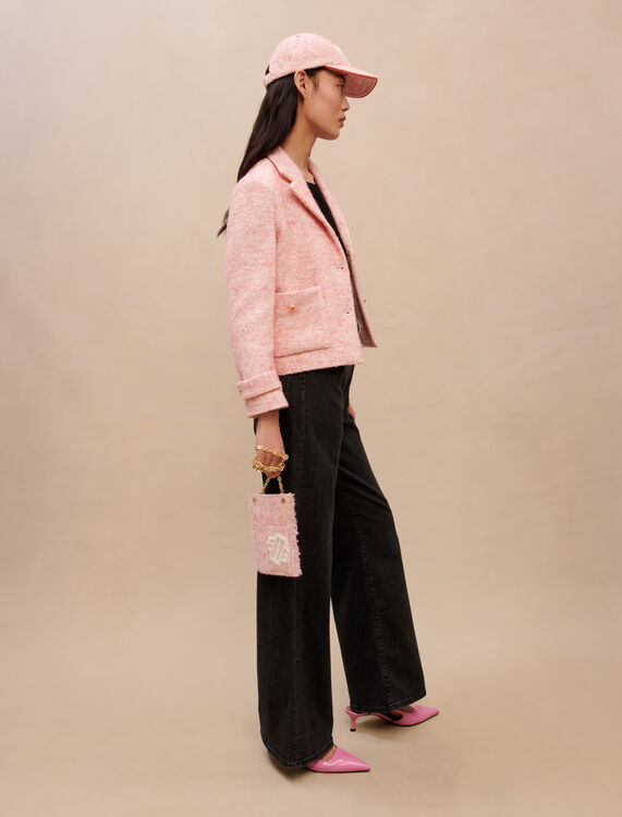 Pink tailored jacket - Blazers - MAJE