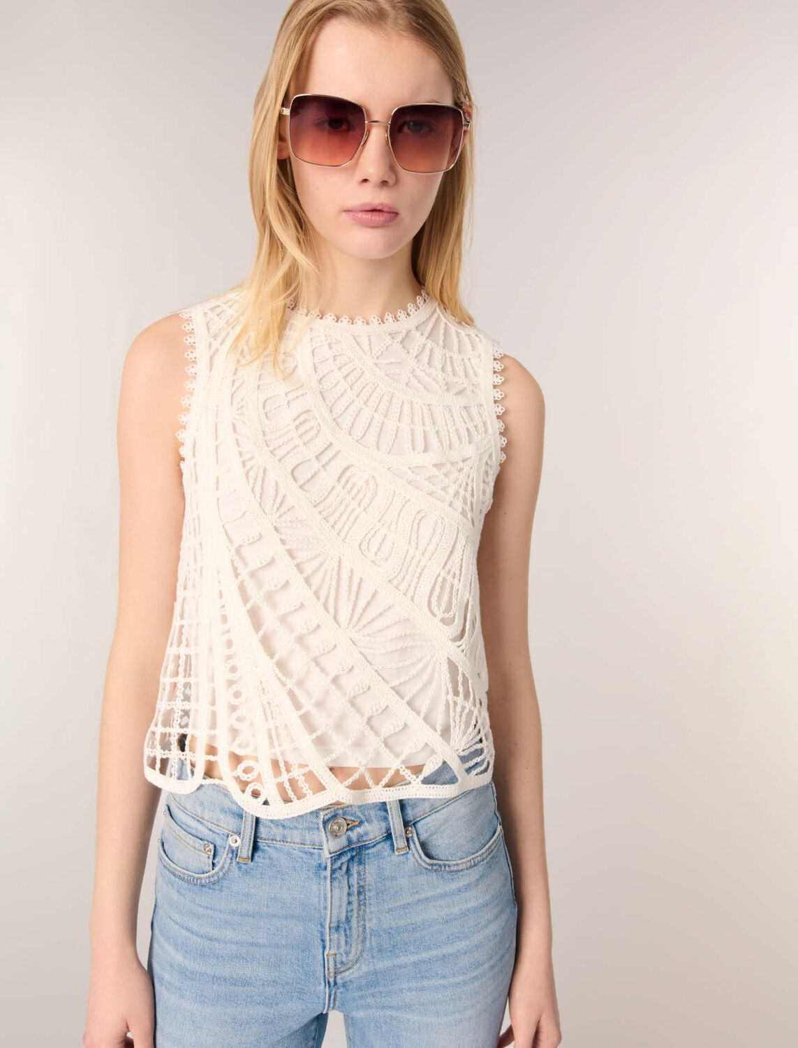 maje : Tops 顏色 白色/WHITE