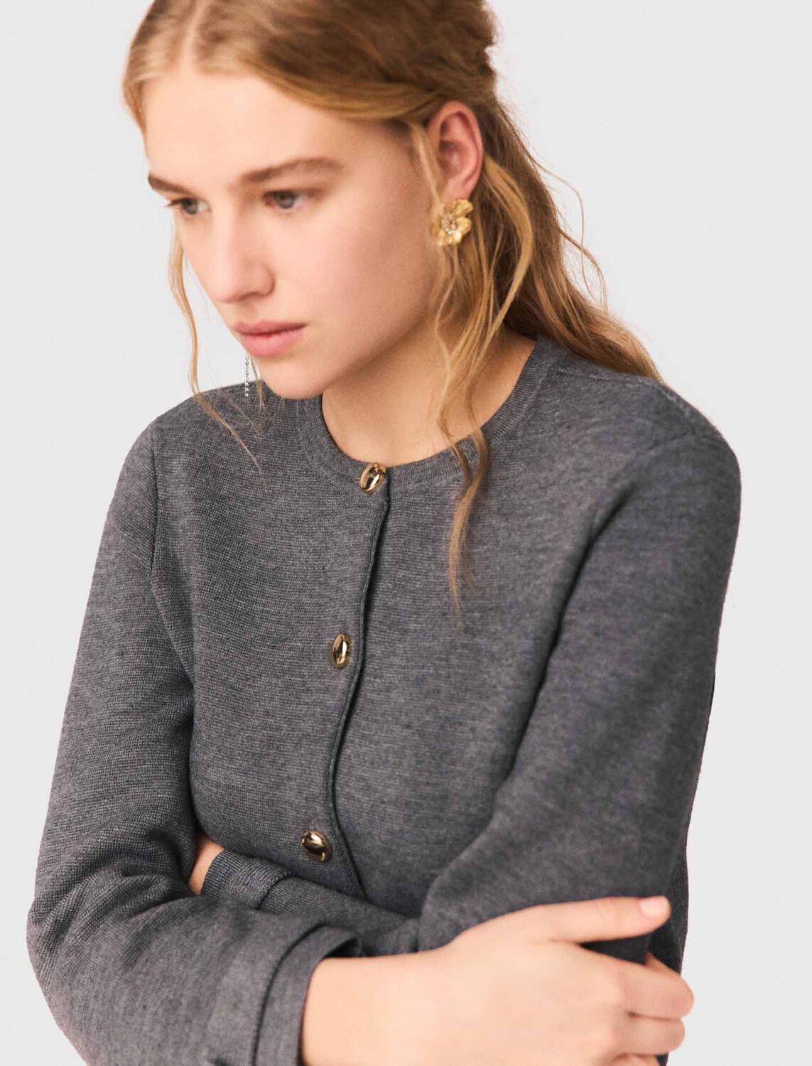 maje : Sweaters & Cardigans 顏色 浅灰色/LIGHT GREY