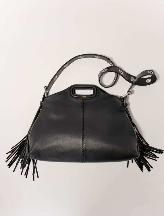 Smooth leather Miss M bag -  - MAJE