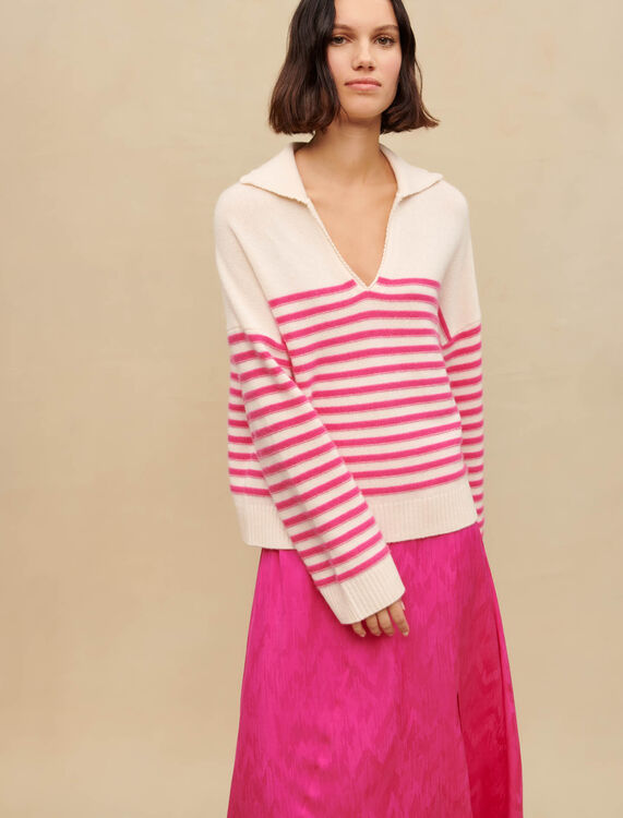 Striped Breton jumper - Sweaters & Cardigans - MAJE