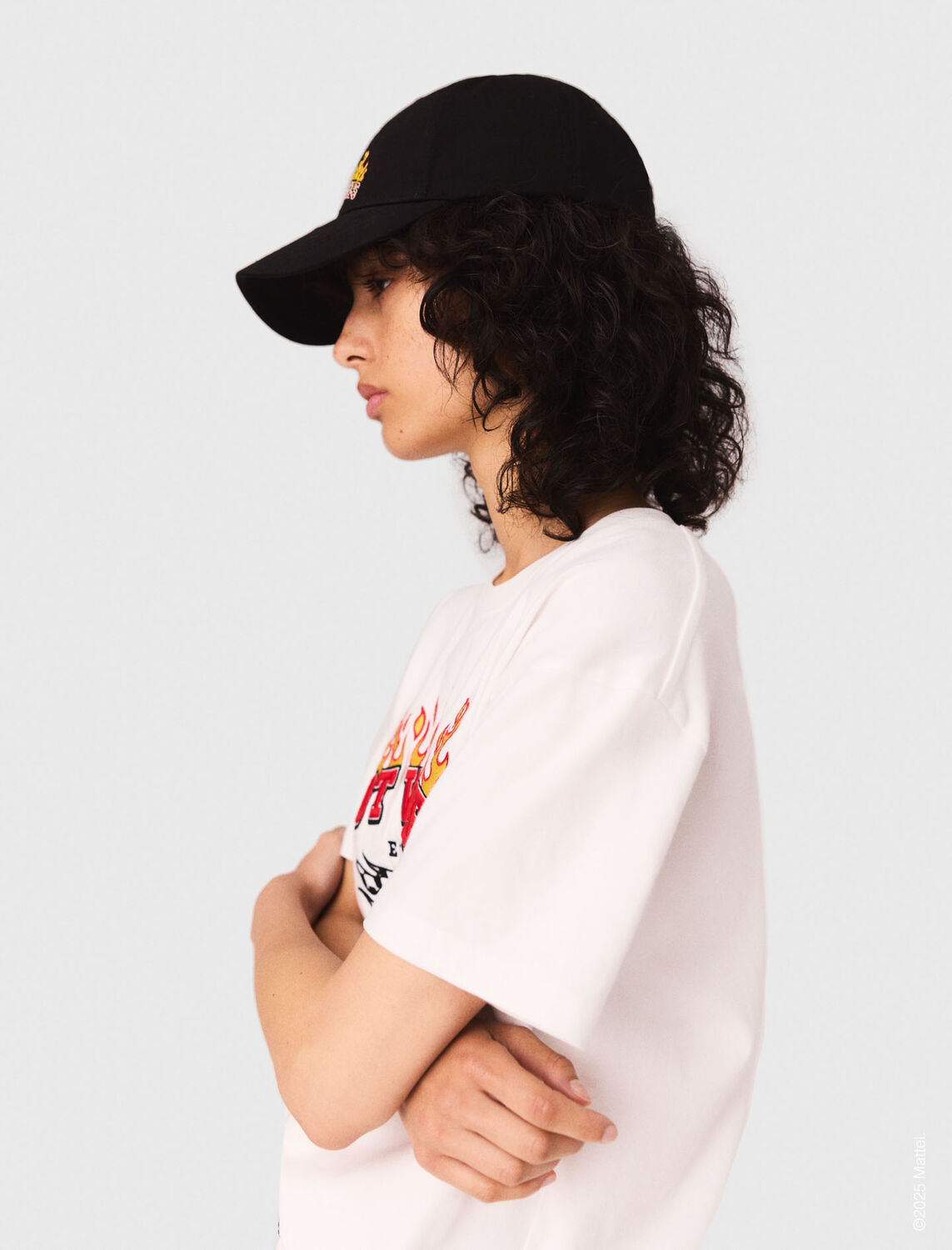 Embroidered T-shirt : T-Shirts color White