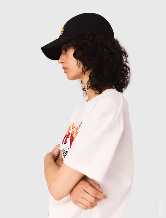 Embroidered T-shirt - T-Shirts - MAJE