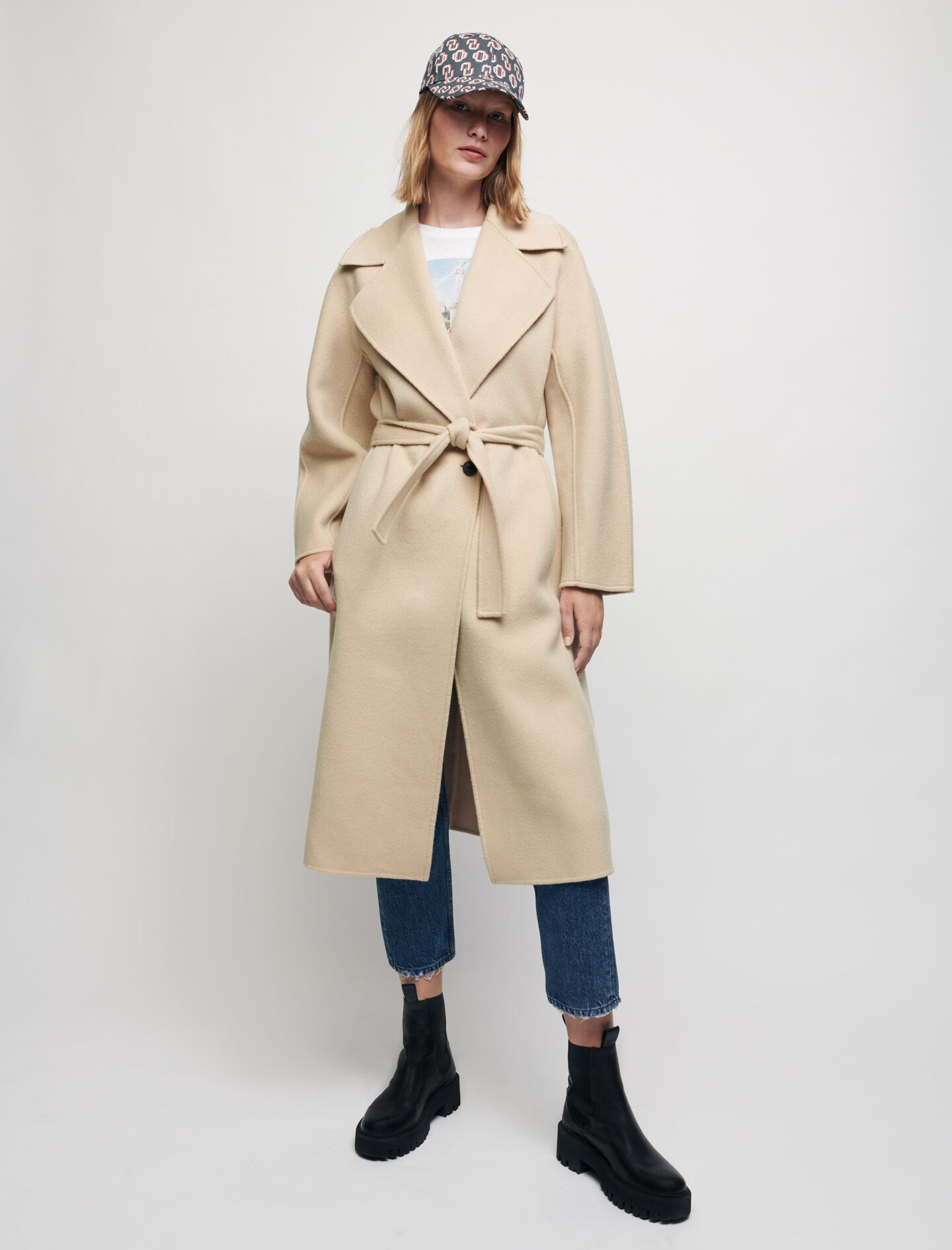 wool trench