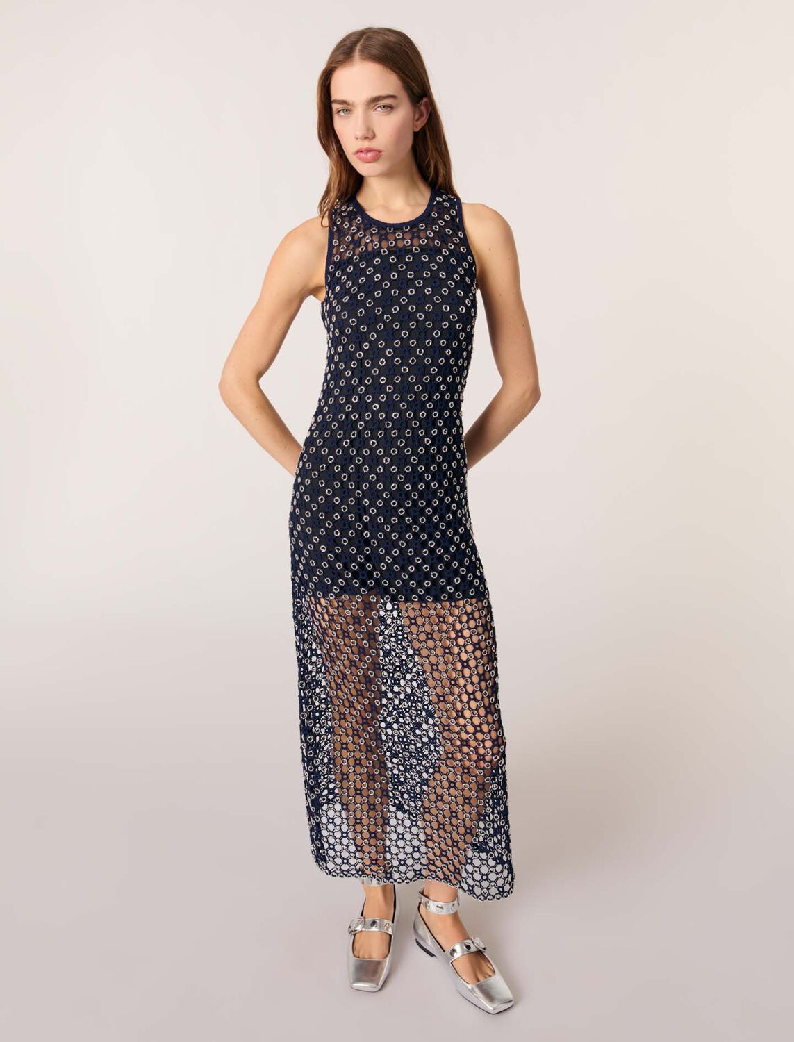 maje : Dresses 顏色 深蓝色/NAVY