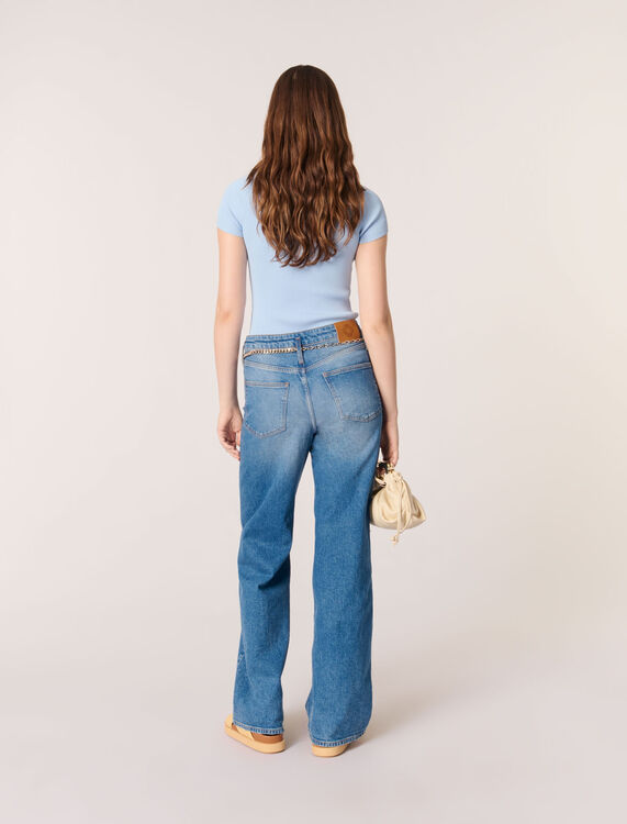 Rib knit top - Sweaters & Cardigans - MAJE