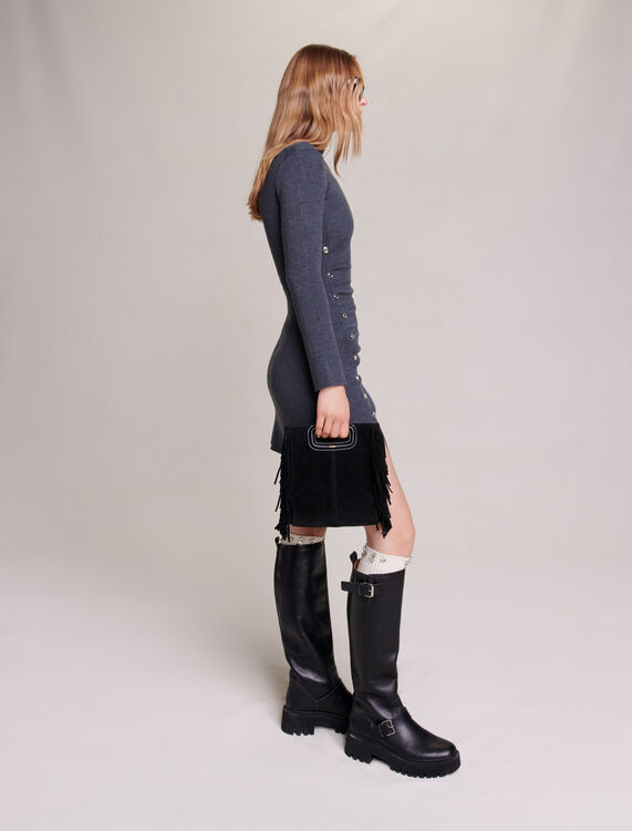 Short knit dress - Dresses - MAJE