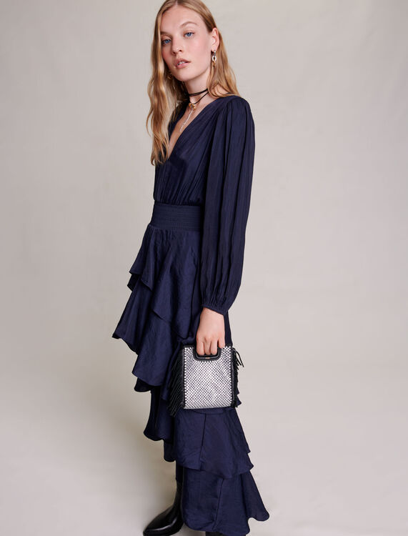 Ruffled maxi dress - Dresses - MAJE