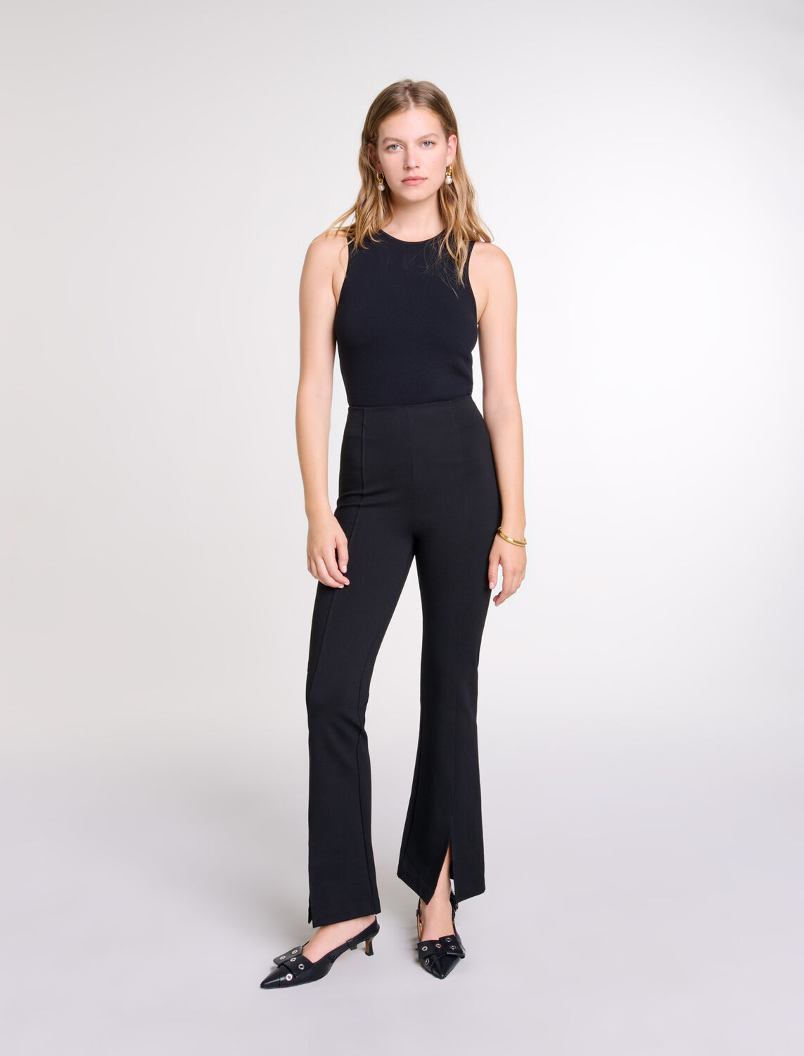 Slit trousers - Trousers & Jeans - MAJE