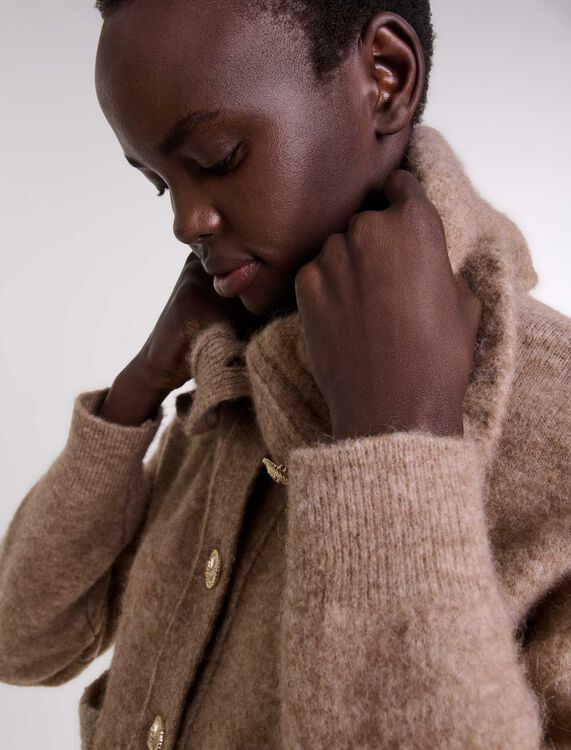 Wool-blend cardigan - Fall-Winter Collection - MAJE