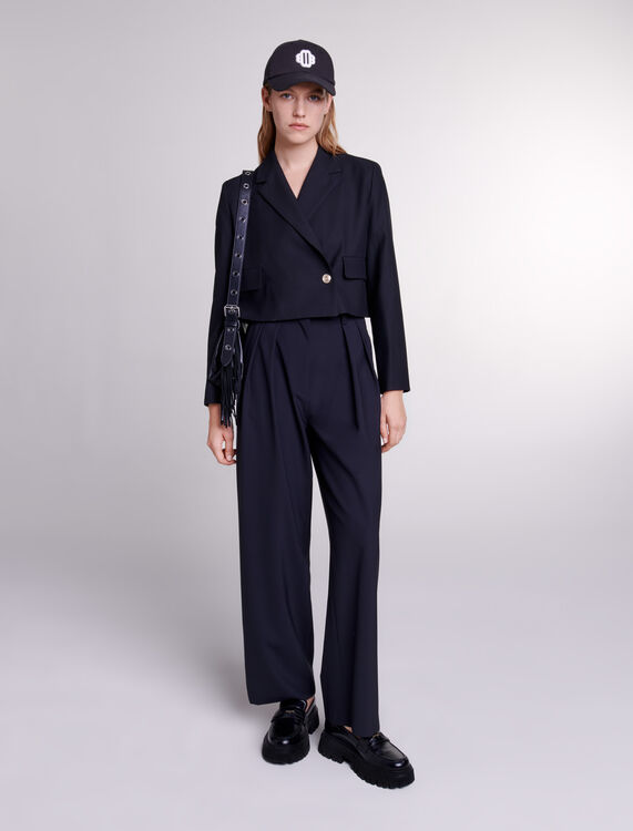 Vestido corto recto : 30% Off color Black