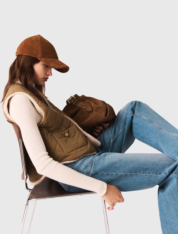 Short sleeveless puffer jacket - Coats - MAJE