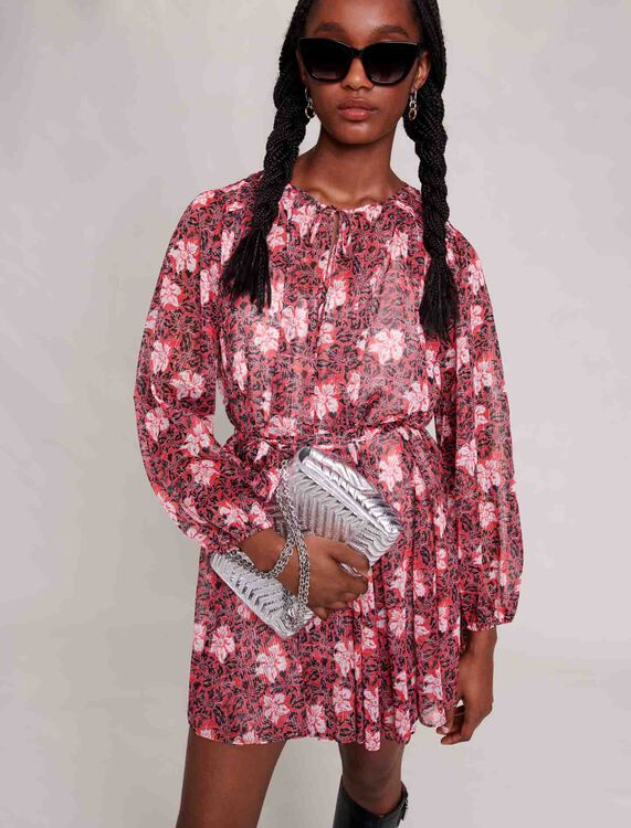 Short floral dress - Dresses - MAJE