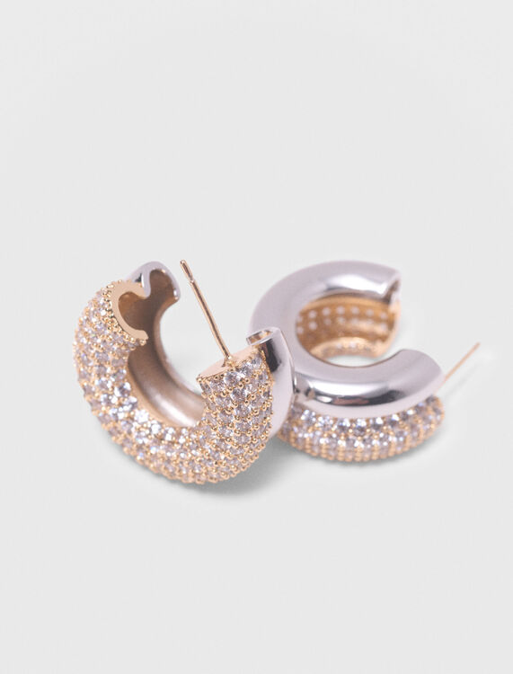 Rhinestone earrings -  - MAJE