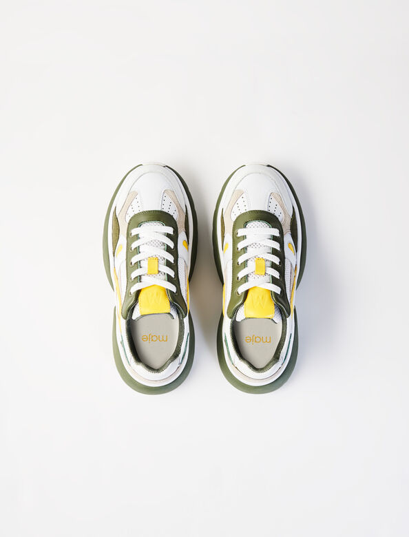 W20 two-tone trainers : Shoes color 