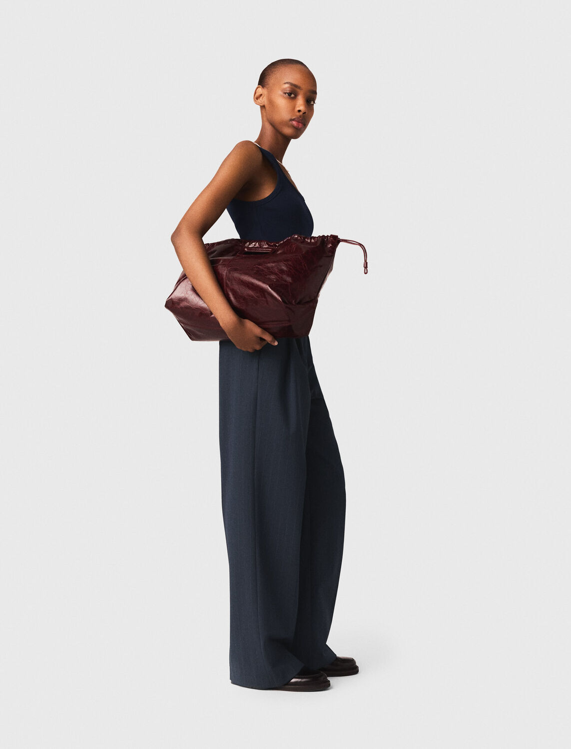 Rib knit tank top - T-Shirts - MAJE