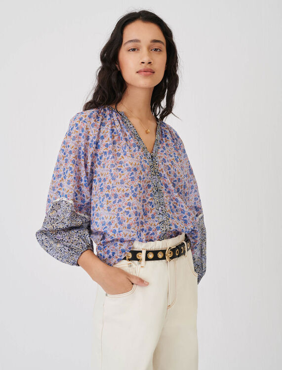 Cotton voile shirt to tie - View All - MAJE