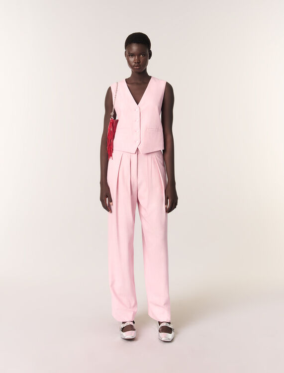 Suit jacket : Blazers & Jackets color Pink