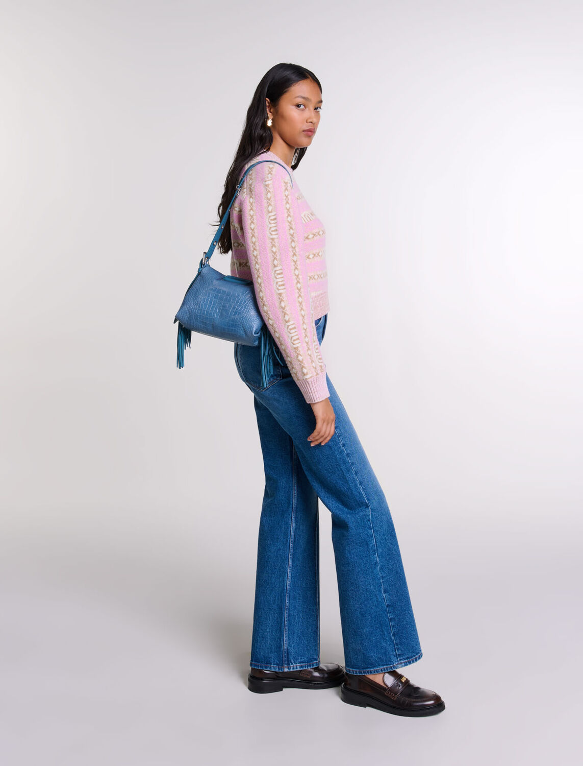 Jacquard jumper - Fall-Winter Collection - MAJE