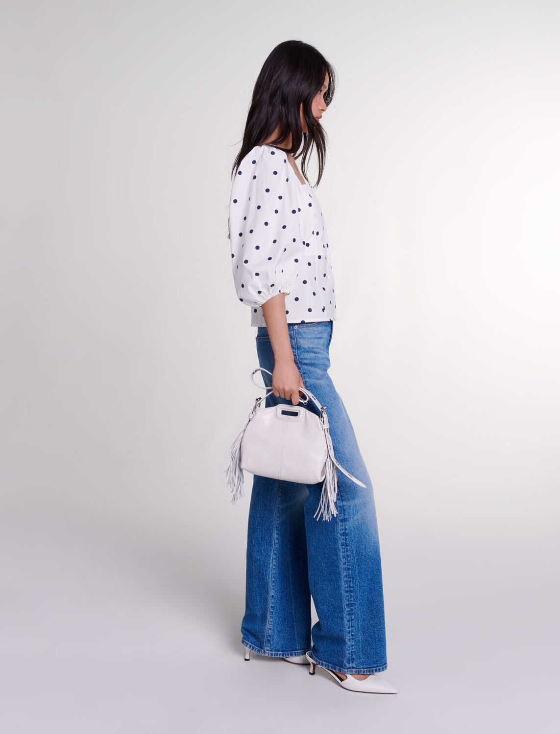 Puff-sleeved top - Fall-Winter Collection - MAJE