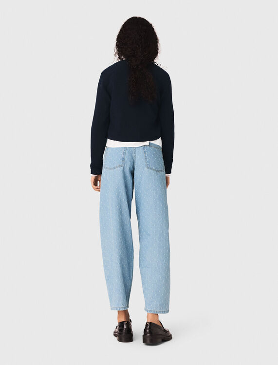 Bow jewellery button cardigan - Sweaters & Cardigans - MAJE