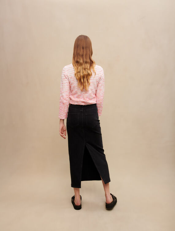 Cardigan with contrasting threads - Sweaters & Cardigans - MAJE