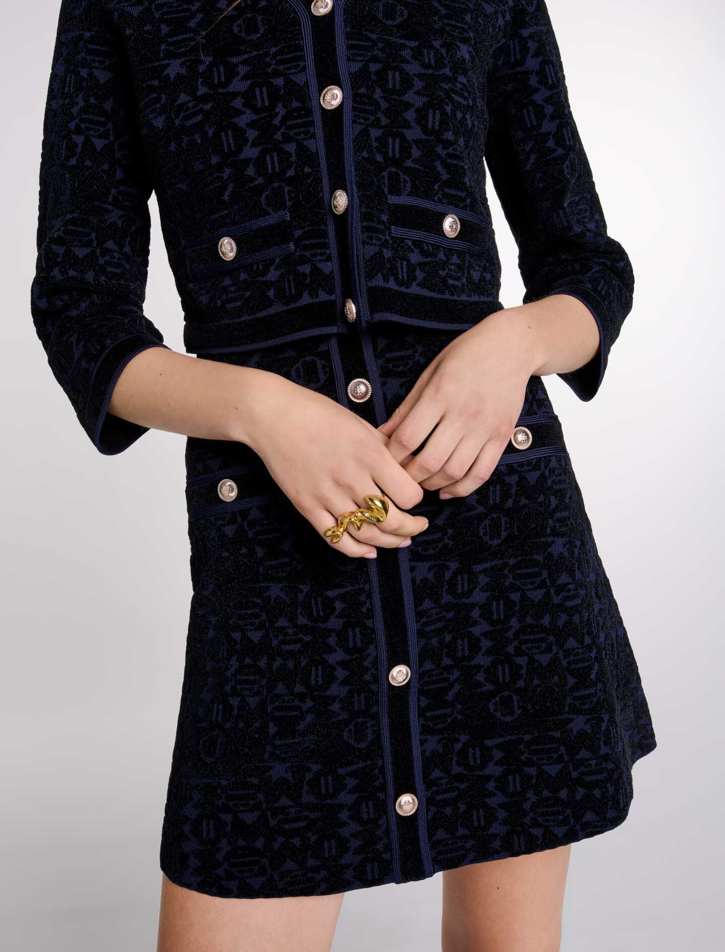 Maje velvet dress discount