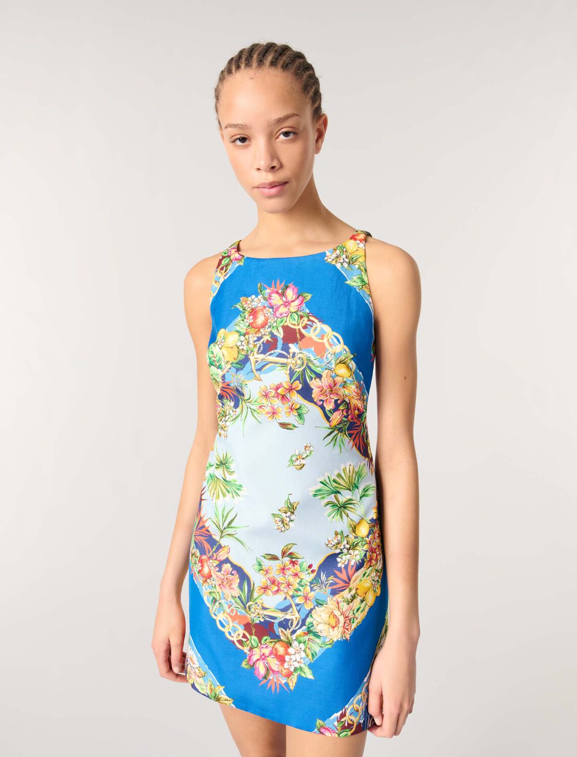 Patterned shift dress : Dresses color Multicolor floral print