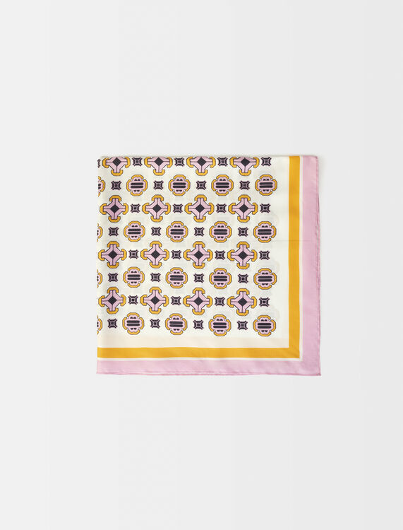 Printed silk scarf - Other Accessories - MAJE