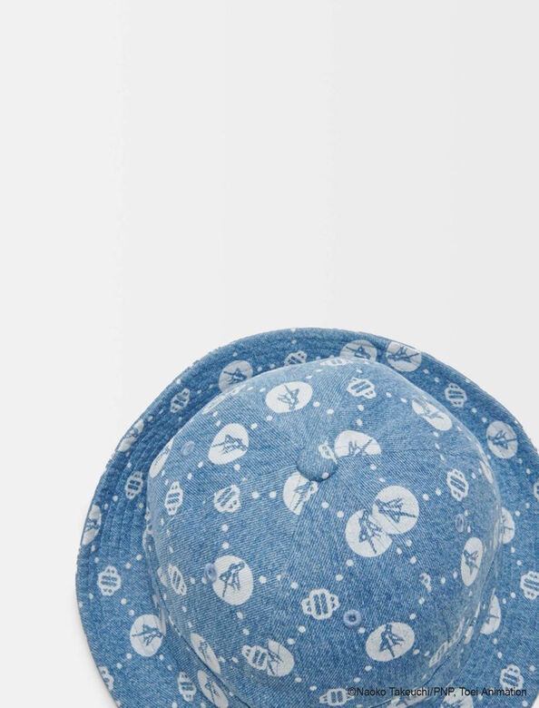 Denim bucket hat : Other accessories color Blue
