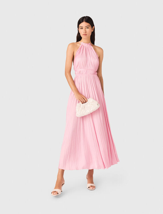 Pleated maxi dress - Dresses - MAJE
