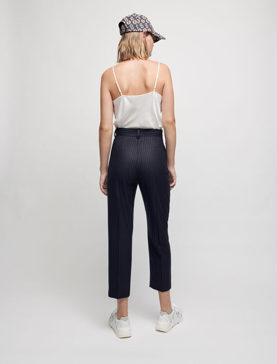 Cashmere wool trousers - Trousers & Jeans - MAJE