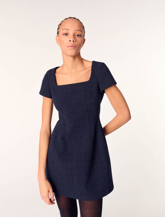 Short tweed dress - Dresses - MAJE
