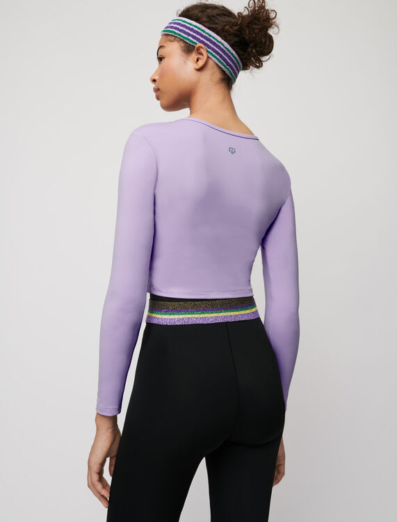 Figure-hugging sports top - View All - MAJE