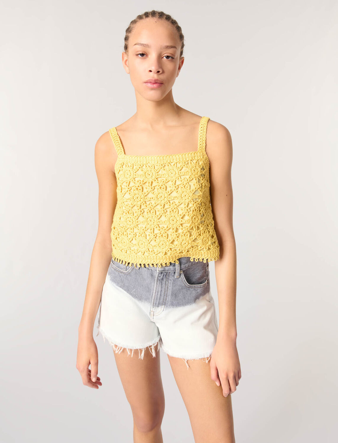 maje : Tops 顏色 黄色/