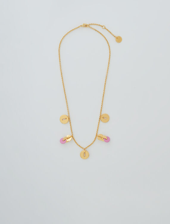 Pendant chain necklace -  - MAJE
