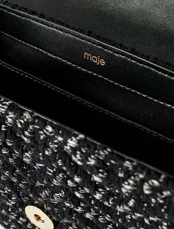 Embossed leather phone case - Bags - MAJE
