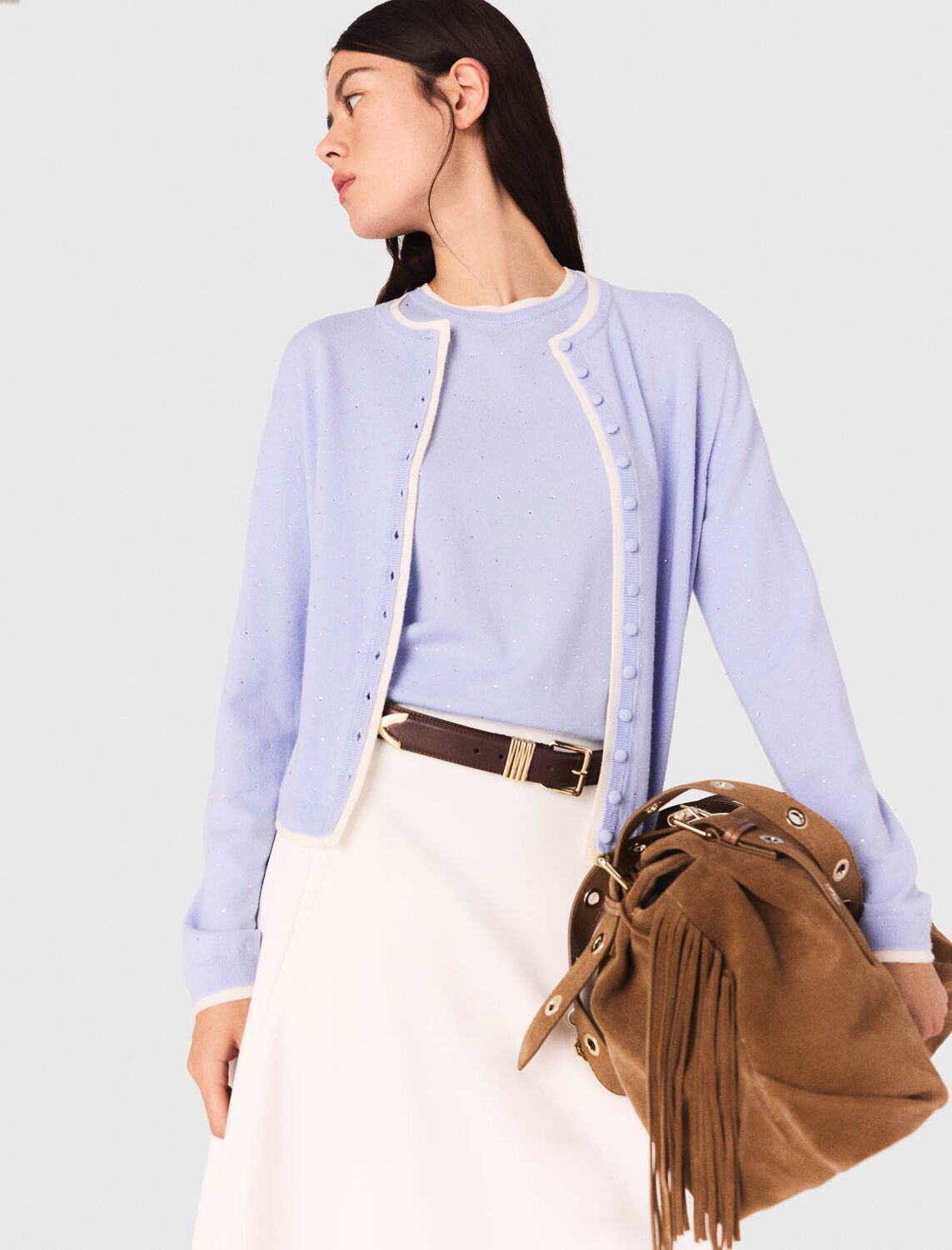 maje : Sweaters & Cardigans 顏色 蓝色/BLUE