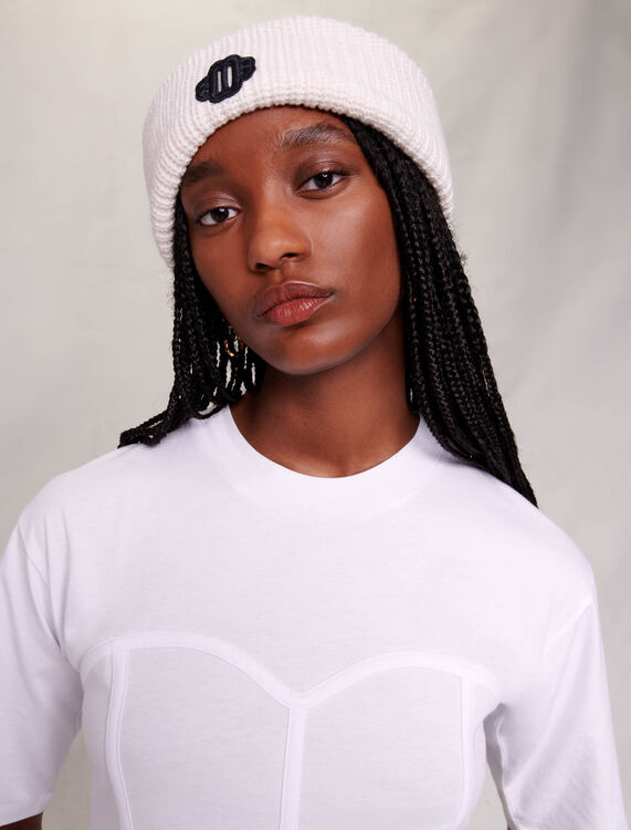 Corset-effect T-shirt - T-Shirts - MAJE