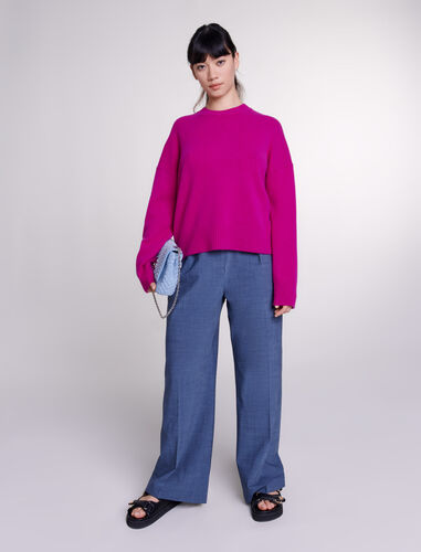 Cashmere jumper : View All color Fuchsia pink
