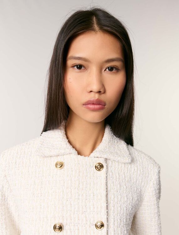 Short tweed jacket - Blazers & Jackets - MAJE