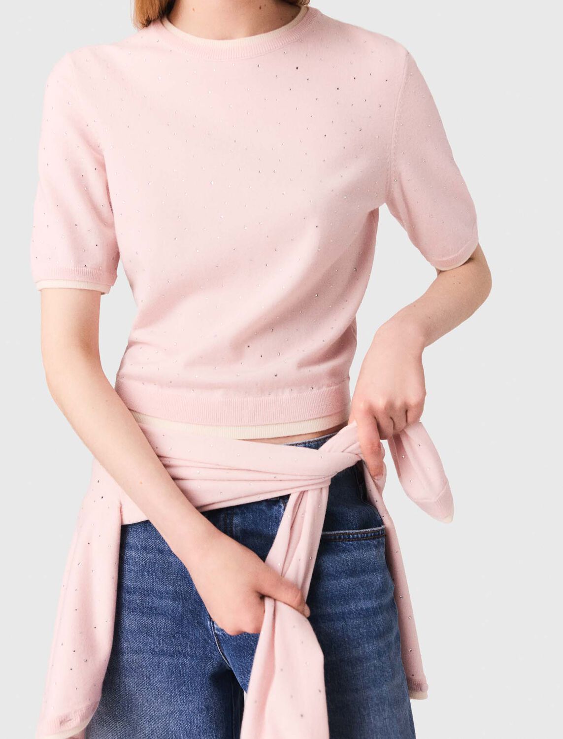 maje : Sweaters & Cardigans color Pink