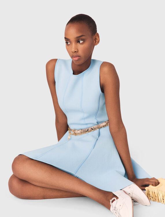 Skater dress with jewelled bows - Dresses - MAJE