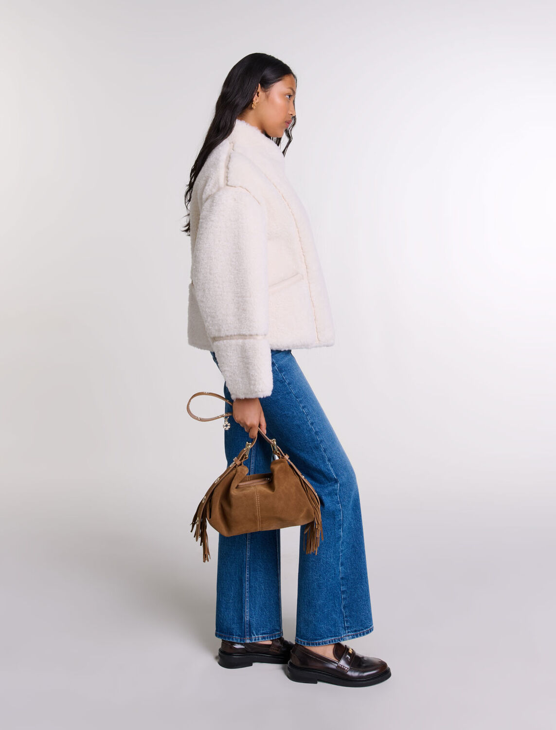 Short faux fur coat - Fall-Winter Collection - MAJE