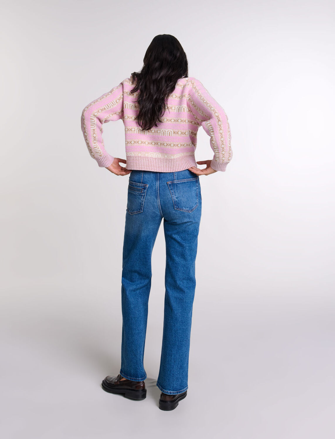 Jacquard jumper - Fall-Winter Collection - MAJE