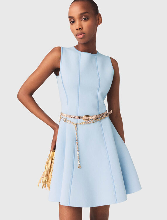 Skater dress with jewelled bows - Dresses - MAJE