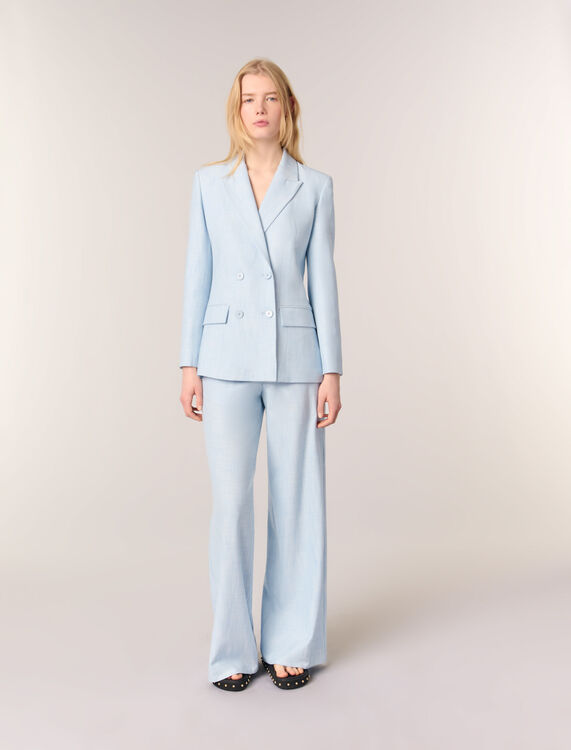 Suit jacket : Blazers & Jackets color Blue Sky