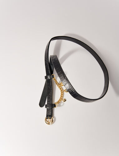 Chain belt : Belts color Black