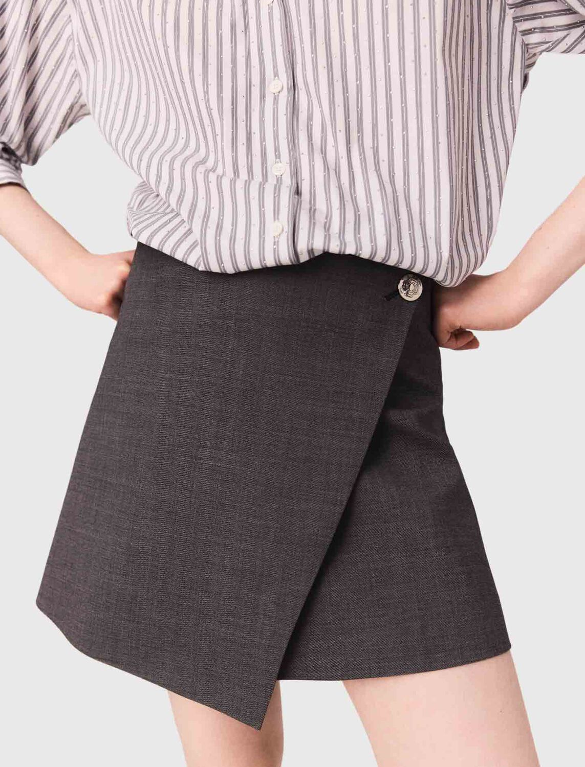 maje : Dresses color Ecru Stripes