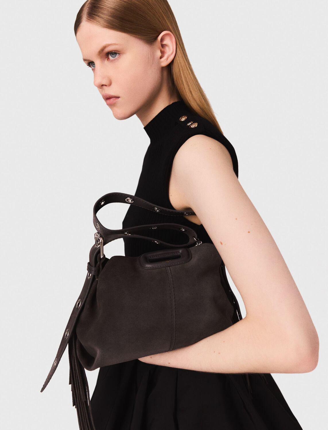 Miss M mini suede bag -  - MAJE